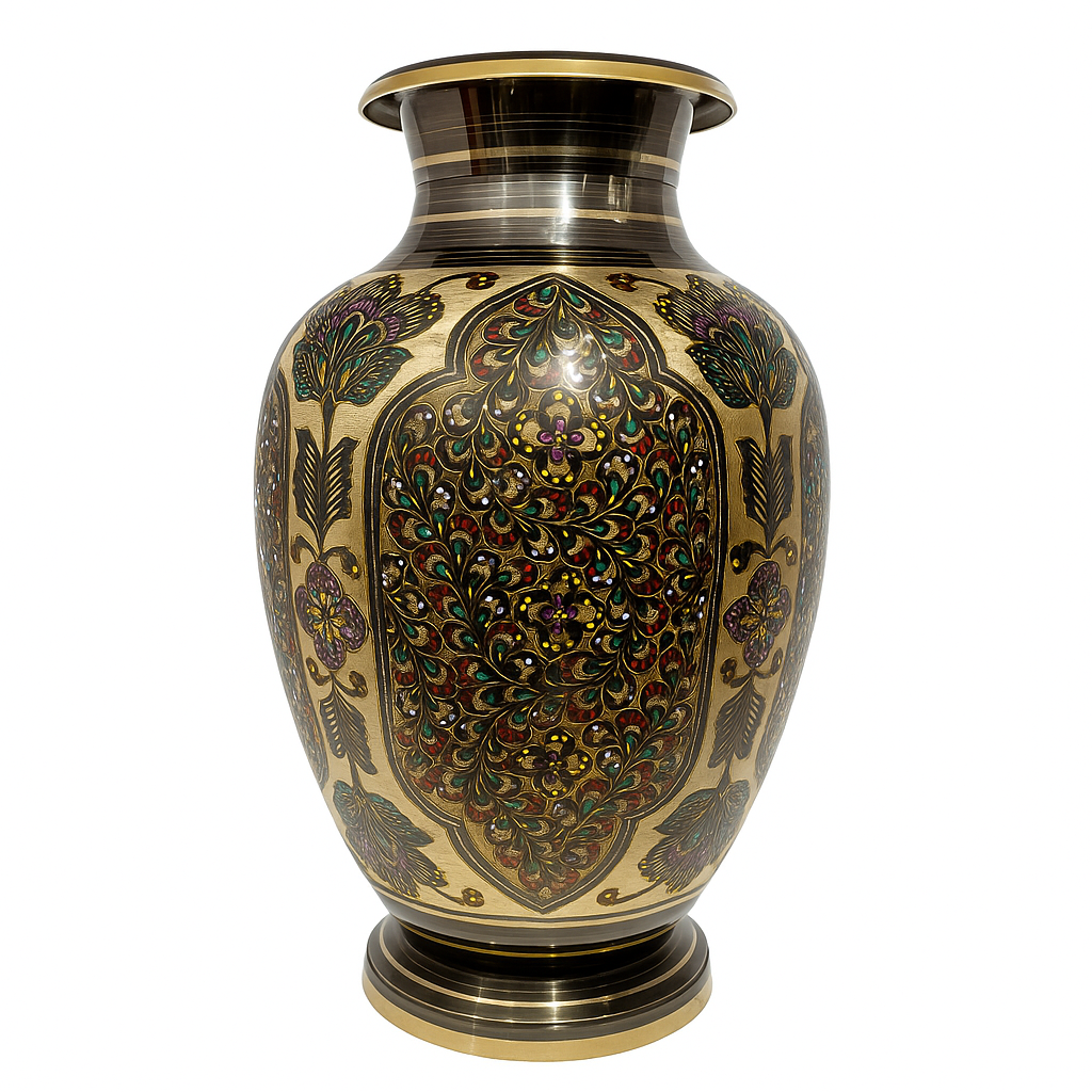 Intricate Floral Vase