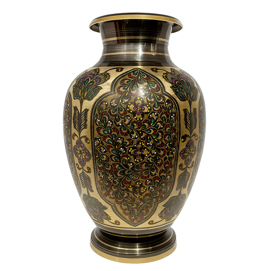 Intricate Floral Vase