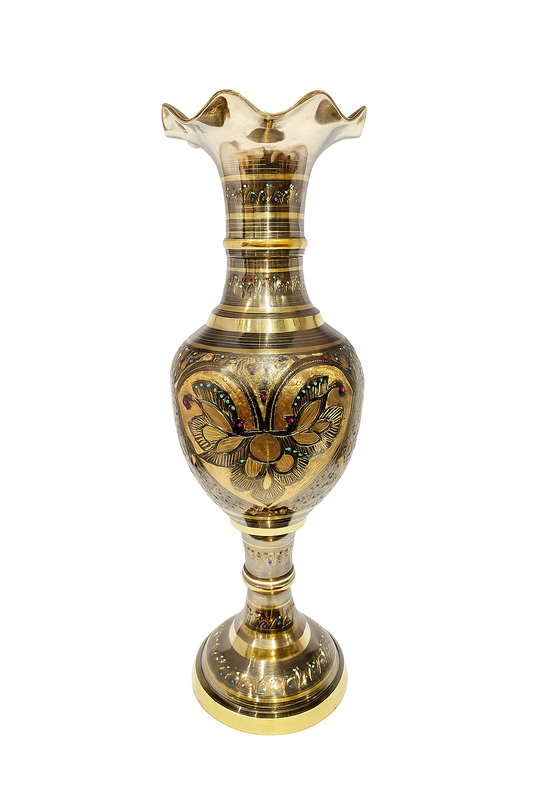 Golden Fleur Vase