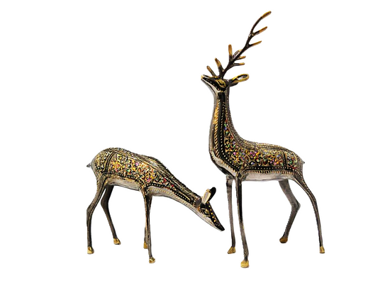 Golden Stag & Doe